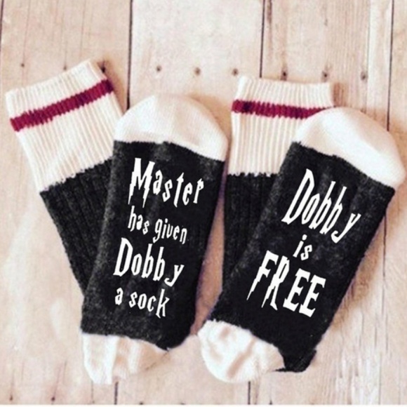 Accessories - Harry Potter Socks Dobby is Free